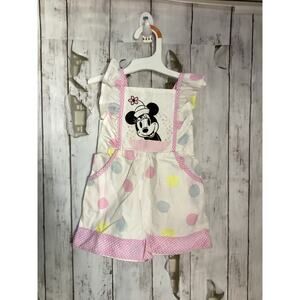Disney x Pippa & Julie baby girl'spolka-dot print cotton romper size 3-6 months